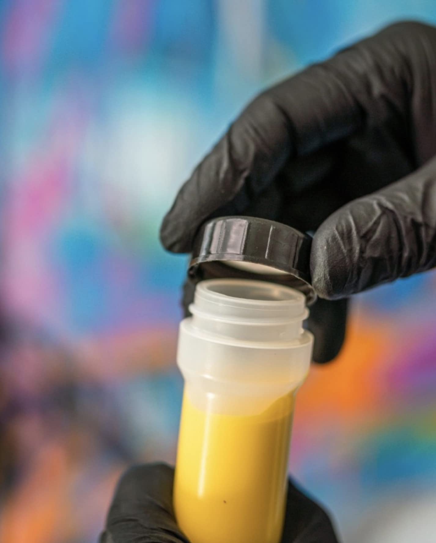 Molotow DRIPSTICK Empty Squeeze Bottle Marker, Reusable and Refillable with Any Paint Ink Color, 10mm Nib, Holds 70ml (830.203), Black - Image 8